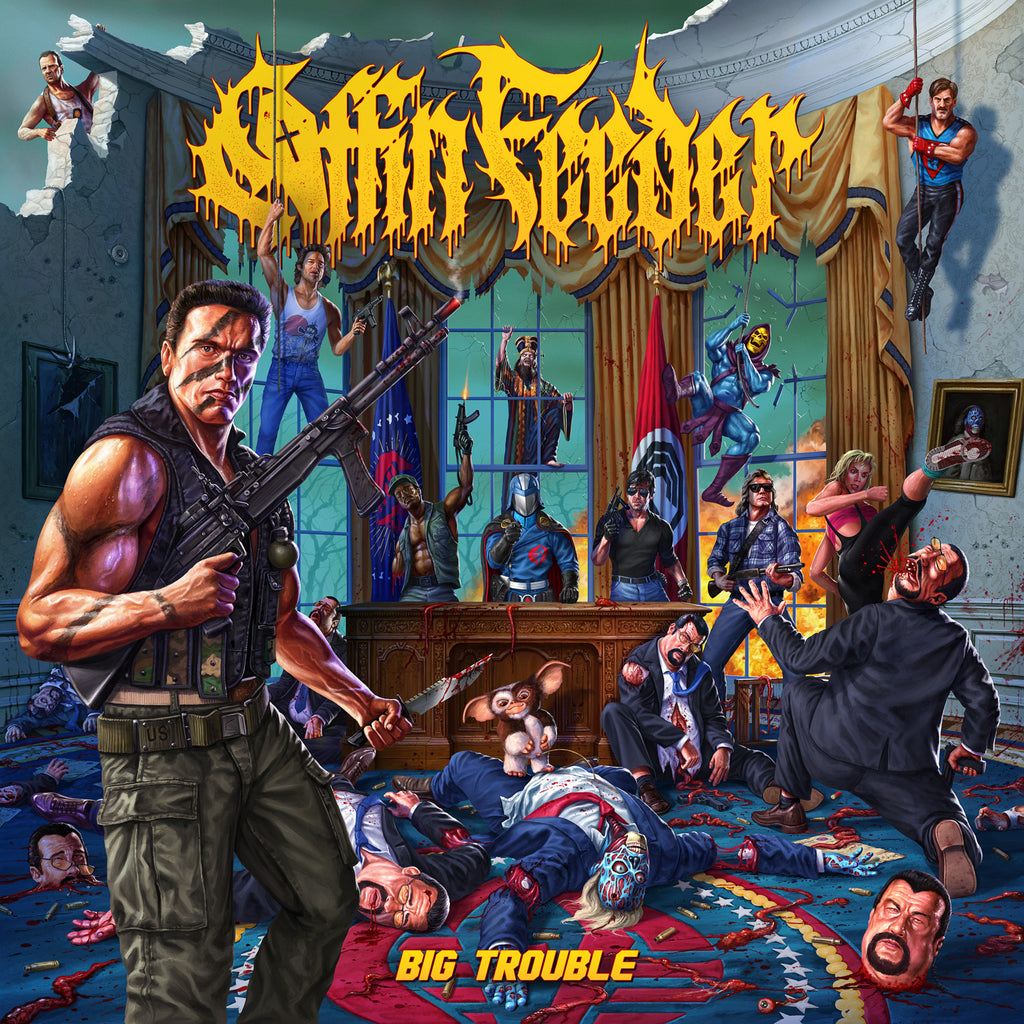 Coffin Feeder - Big Trouble (LP, yellow/black/red splatter vinyl)