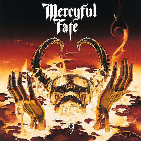 Mercyful Fate - 9 (LP, yellow ochre with blue swirls vinyl)