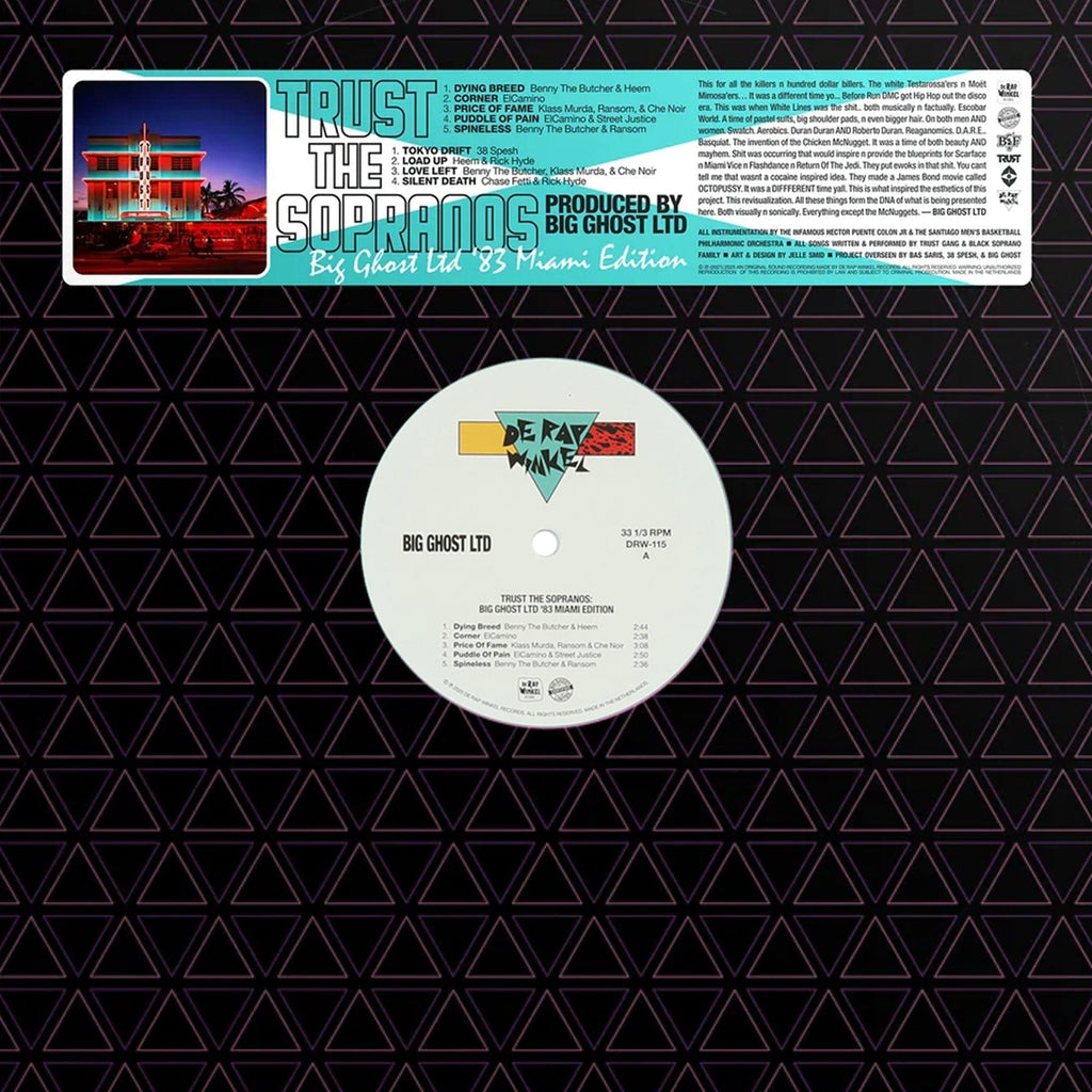 Big Ghost Ltd - Trust The Sopranos '83 Miami Edition (LP, blue vinyl)