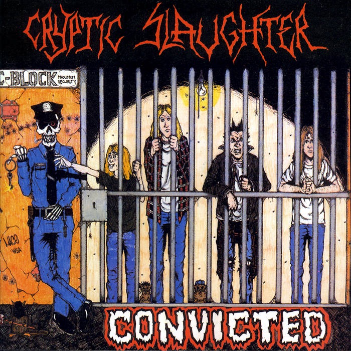 Cryptic Slaughter - Convicted (LP, black ice with splatter vinyl)