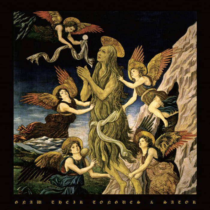 Gnaw Their Tongues/Sator - Gnaw Their Tongues & Sator (LP, gold vinyl)