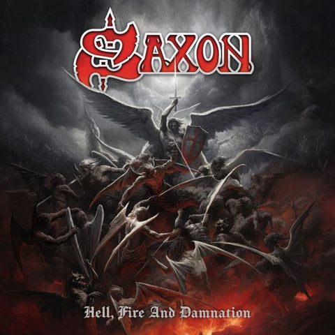 Saxon - Hell, Fire And Damnation (LP, red marbled vinyl)