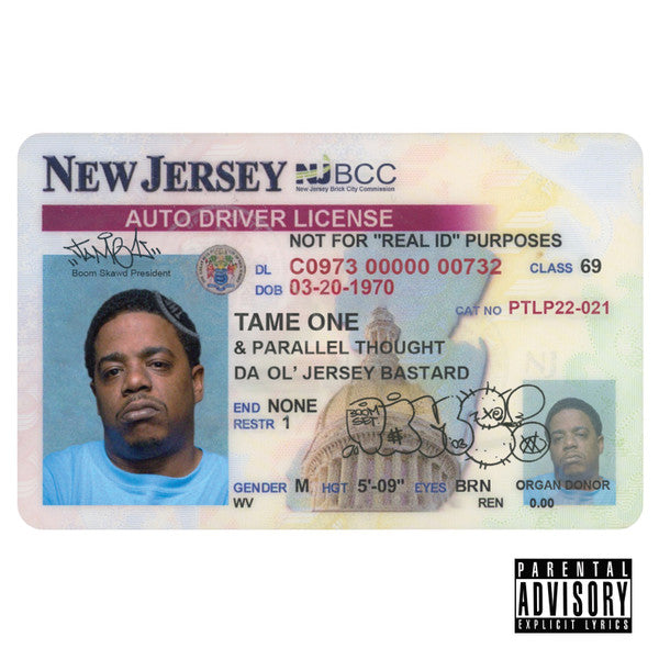 Tame One & Parallel Thought - Da Ol' Jersey Bastard (LP)