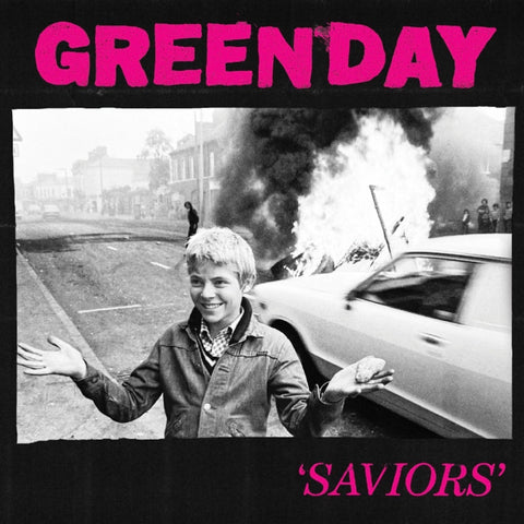 Green Day - Saviors (LP, pink/black marbled vinyl)