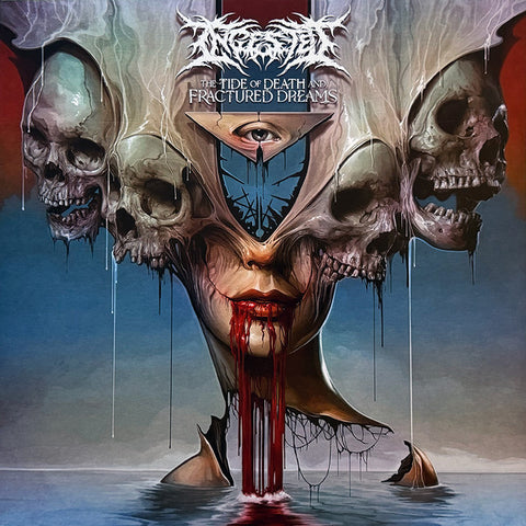 Ingested - The Tide Of Death And Fractured Dreams (LP, blue marble vinyl)