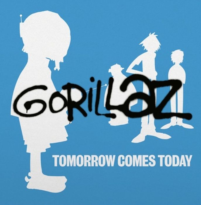 Gorillaz - Tomorrow Comes Today (12", white and blue colour-in-colour vinyl)