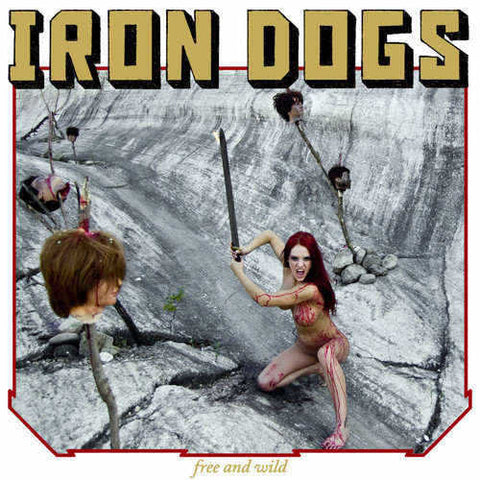 SALE: Iron Dogs - Free And Wild (LP, Gold / Red Splatter) was £18.99