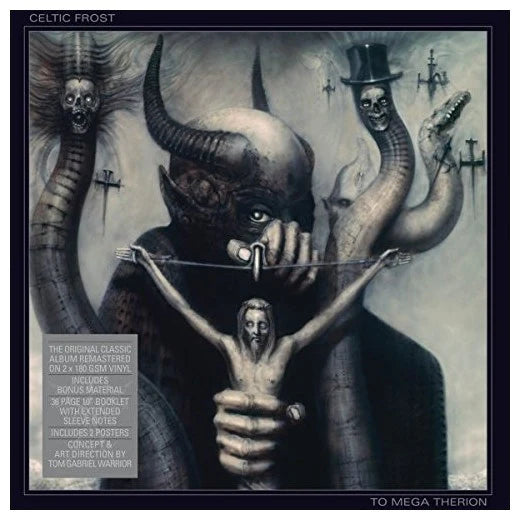Celtic Frost - To Mega Therion (2xLP, silver vinyl inc two posters)