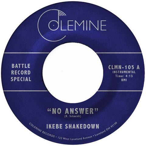 Ikebe Shakedown/The Jive Turkeys - No Answer/No Answer (7", clear vinyl)