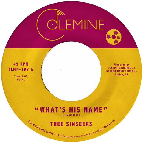 Thee Sinseers - What's His Name (7", random purple mix vinyl)