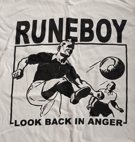 [T-shirt] Runeboy - Look Back In Anger (white) [L]