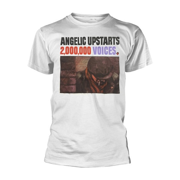 [T-shirt] Angelic Upstarts - 2,000,000 Voices (white) [XL]