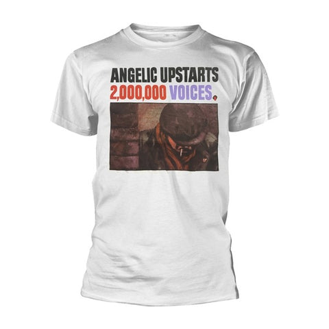 [T-shirt] Angelic Upstarts - 2,000,000 Voices (white) [XL]