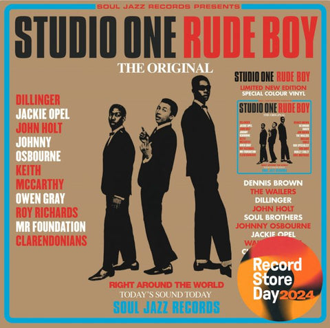 [RSD24] VA - Soul Jazz Records Presents STUDIO ONE RUDE BOY (2xLP, red & cyan)