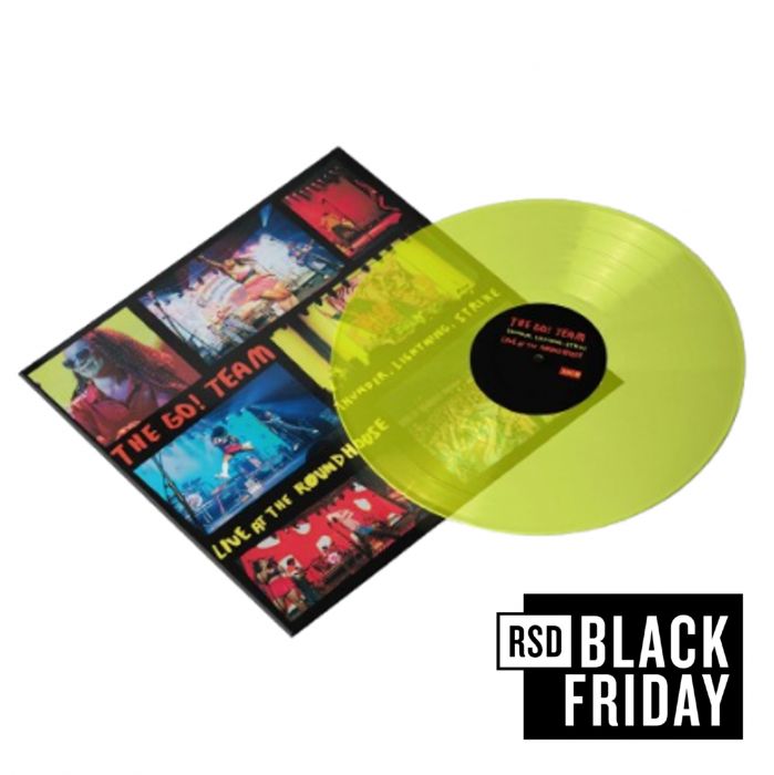 [BF25] The Go! Team - Thunder, Lightning, Strike: Live From The Roundhouse (LP, neon yellow vinyl)
