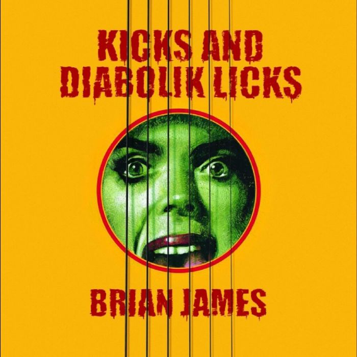 Brian James - Kicks And Diabolik Licks (LP, yellow vinyl)