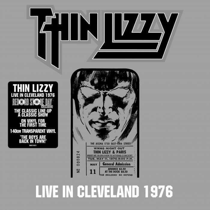 [RSD26] Thin Lizzy - Live in Cleveland 1976 (2xLP transparent vinyl)