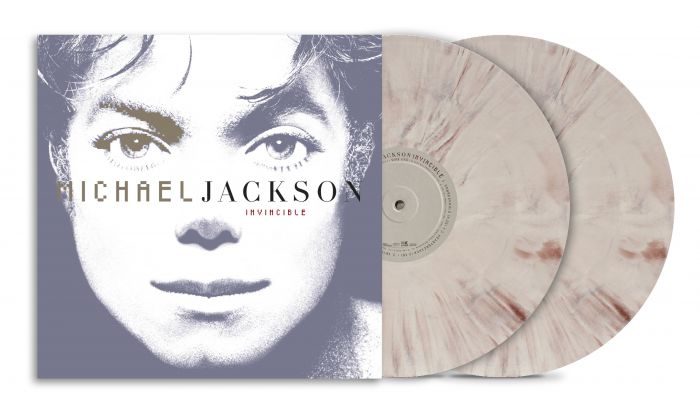 Michael Jackson - Invincible (2xLP, Stone grey marble vinyl)