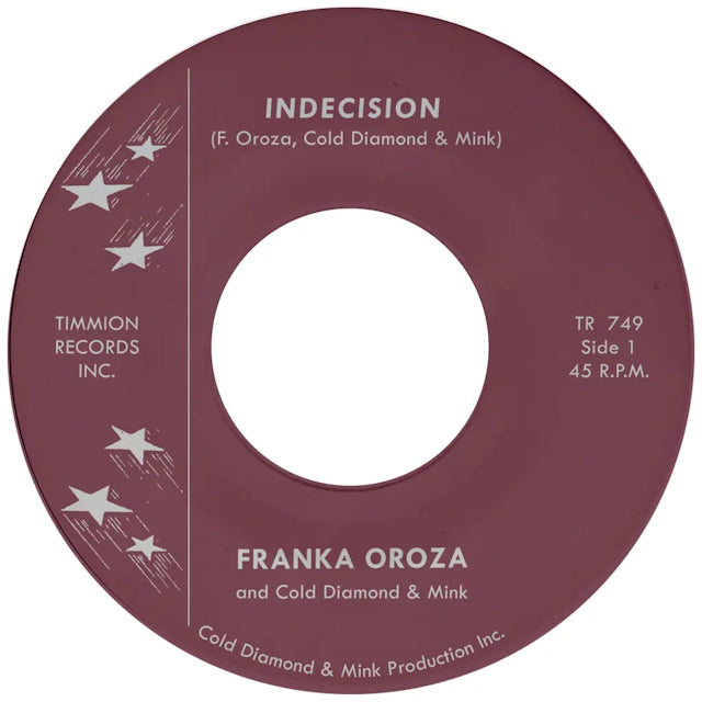 Franka Oroza - Indecision (7", Blue Vinyl)