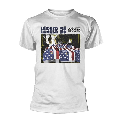 [T-shirt] Husker Du - Land Speed Record (white) [S]