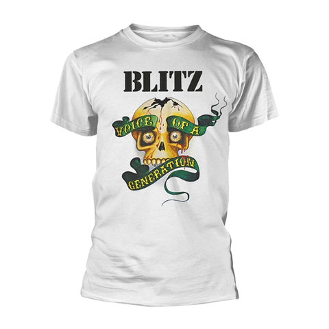 [T-shirt] Blitz - Voice Of A Generation (white) [XL]