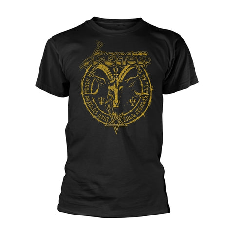 [T-shirt] Venom - Welcome To Hell (gold on black) [L]