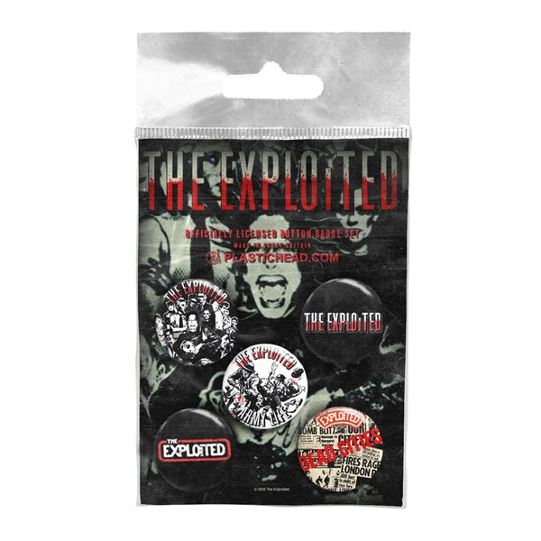 The Exploited - Button Badge Set 1 [Badges]