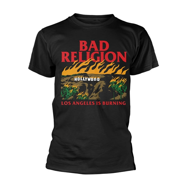 [T-shirt] Bad Religion - LA Is Burning (black) [M]