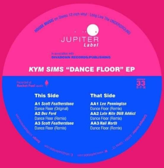 Kym Sims - Dance Floor EP (12", pink vinyl)