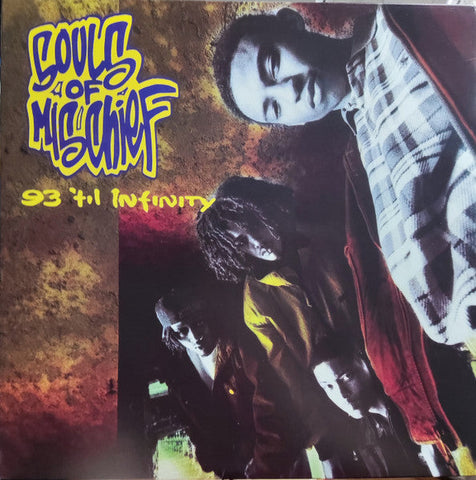 Souls Of Mischief - 93 'Til Infinity (2xLP, 30th anniversary edition cloudy blue and cloudy yellow vinyl)