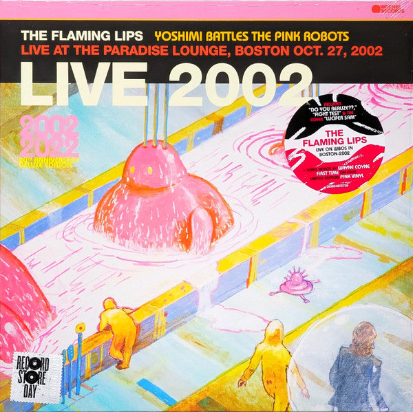 [BF25] Flaming Lips - Yoshimi Battles The Pink Robots: Live At The Paradise Lounge, Boston Oct. 27, 2002 (2xLP)