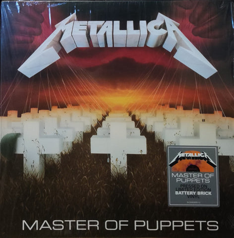 Metallica - Master Of Puppets (LP, 'Battery Brick Red')