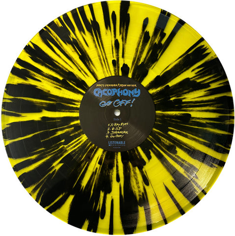 Cacophony - Go Off! (LP, Yellow with Black Splatter)