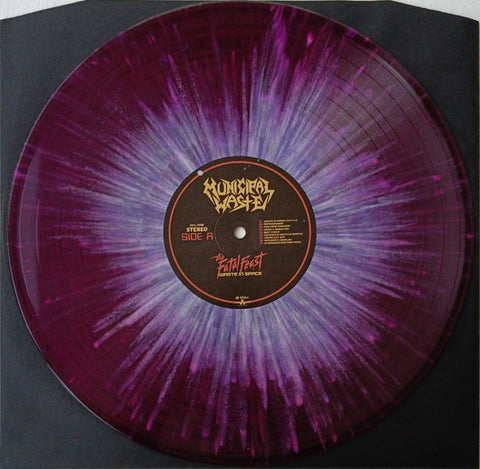 Municipal Waste - The Fatal Feast (Magenta with Purple & White Splatter)