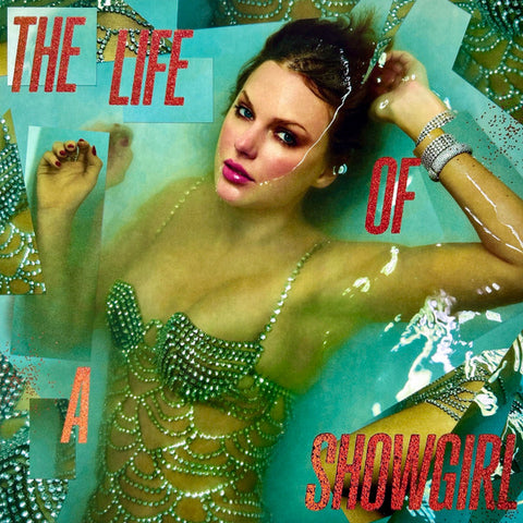 Taylor Swift - The Life Of A Showgirl (LP, "portofino orange glitter" vinyl)