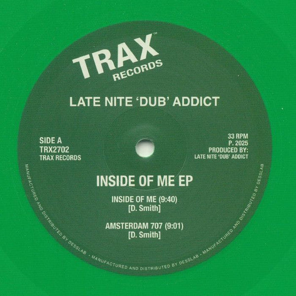 Late Nite 'Dub' Addict - Inside Of Me EP (12", green)
