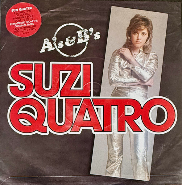 Suzi Quatro - A's & B's (LP, trans. red glitter vinyl)