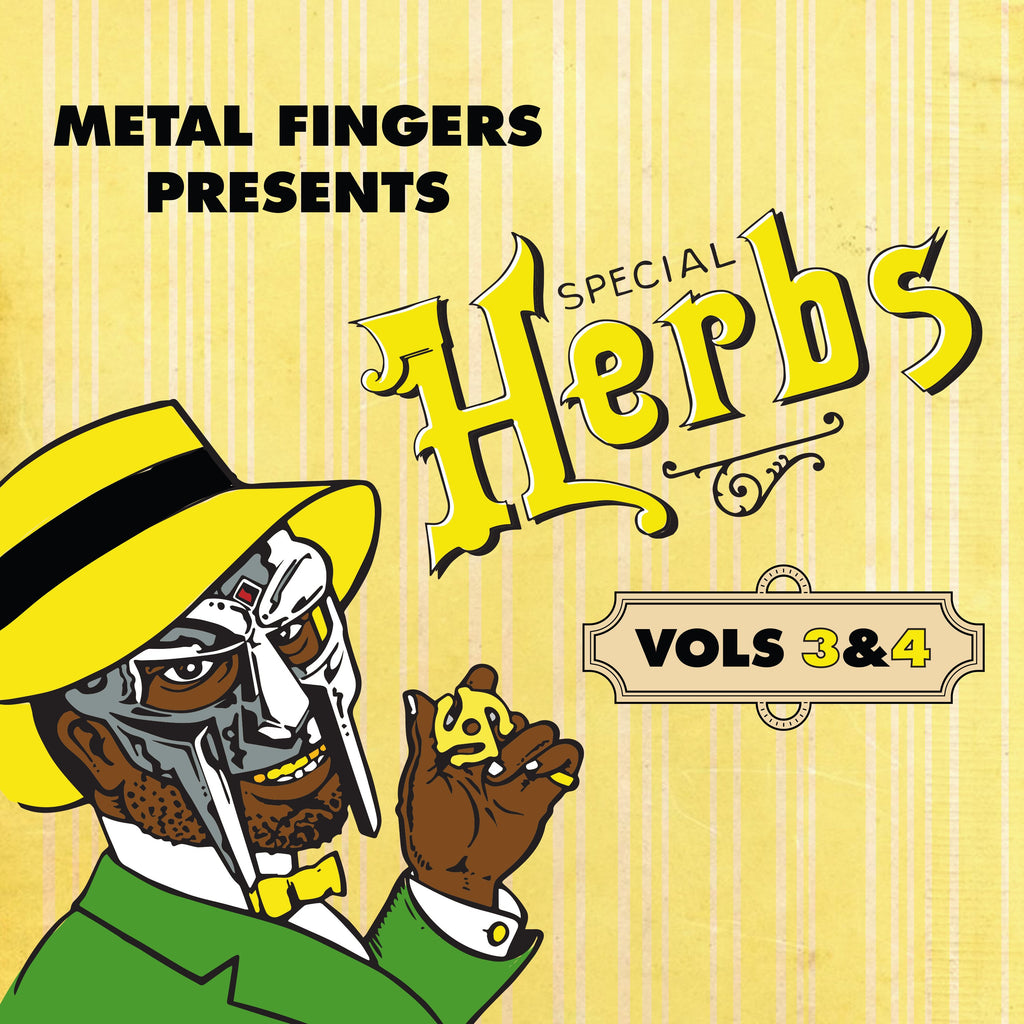 Metal Fingers (MF DOOM) - Special Herbs Vols 3 & 4 (2xLP, Lemon Yellow vinyl)