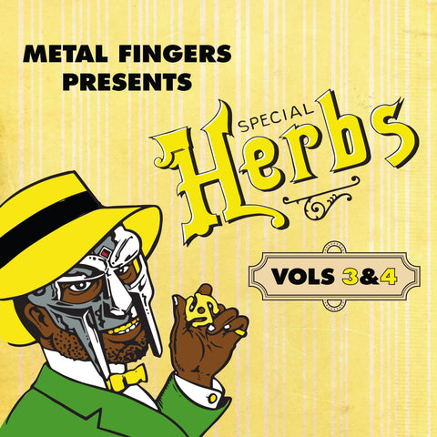 Metal Fingers (MF DOOM) - Special Herbs Vols 3 & 4 (2xLP, Lemon Yellow vinyl)