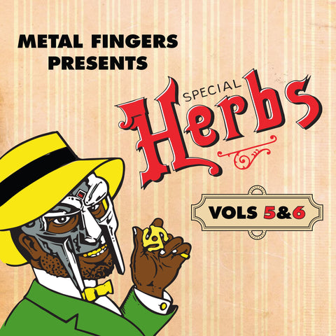 Metal Fingers (MF DOOM) - Special Herbs Vols 5 & 6 (2xLP, Apple Red vinyl)
