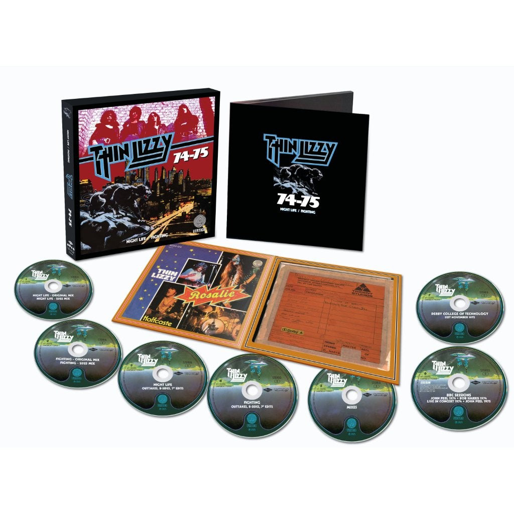 Thin Lizzy - 74-75: Night Life/Fighting (7xCD boxset)