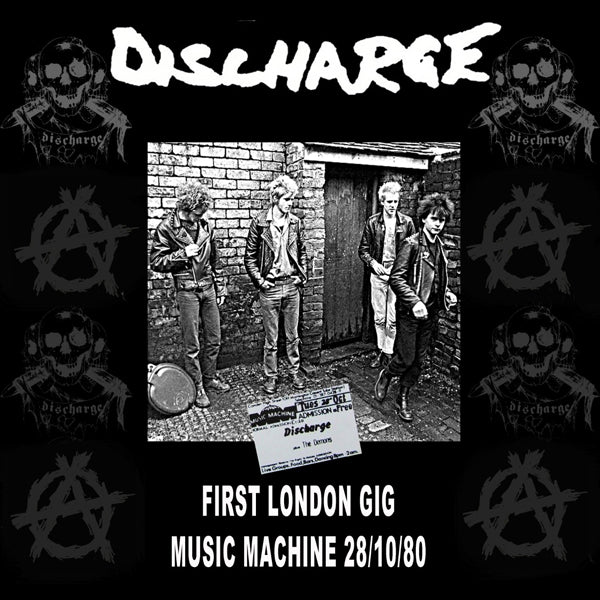 Discharge ‎- First London Gig Music Machine 28/10/80 (LP, clear vinyl)
