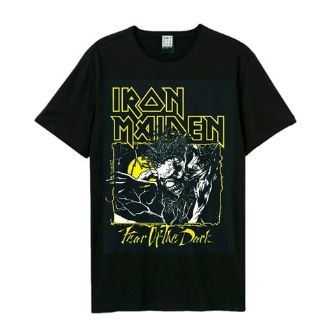 [T-shirt] Iron Maiden - Fear Of The Dark Yellow (black) [XL]