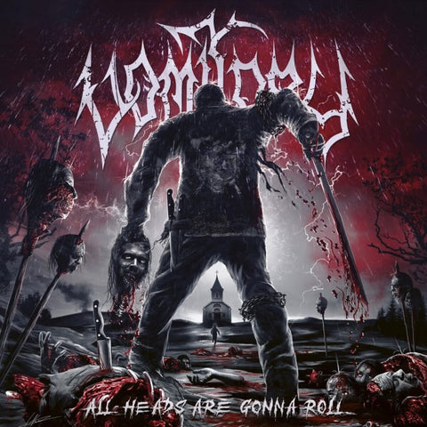 Vomitory - All Heads Are Gonna Roll (LP, crimson red marbled vinyl)