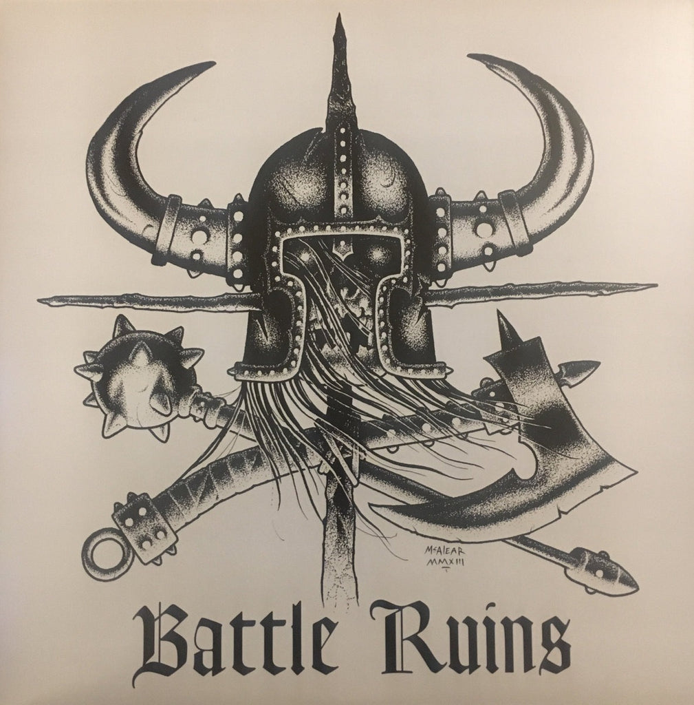 Battle Ruins - s/t (LP, silver/black swirl vinyl)