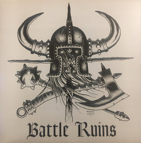 Battle Ruins - s/t (LP, silver/black swirl vinyl)
