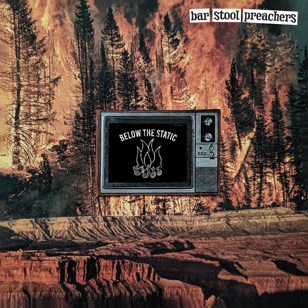 Bar Stool Preachers - Below The Static (12", clear with red, black and white vinyl)