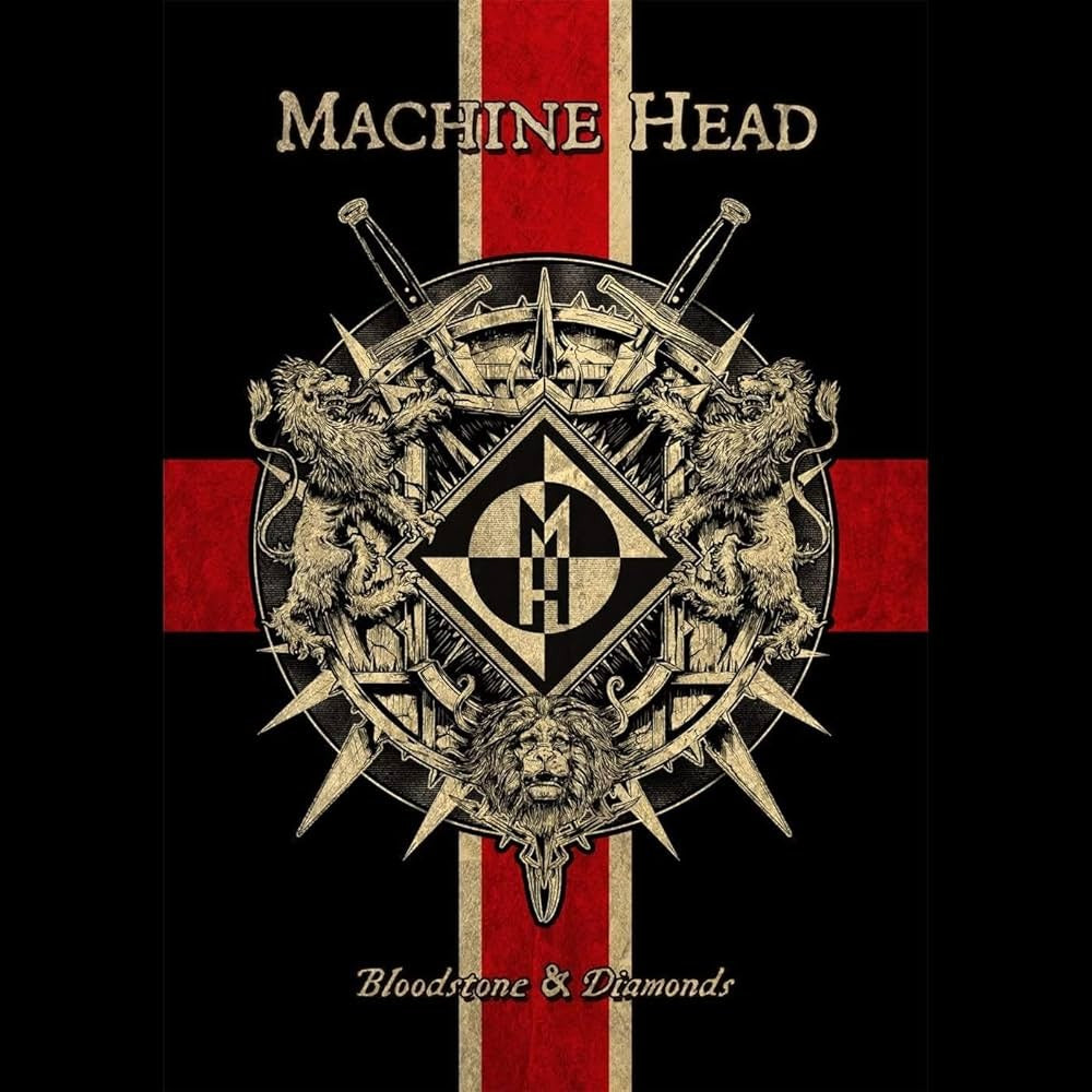 Machine Head - Bloodstone & Diamonds (2xLP, crystal transparent with black/gold/red vinyl)