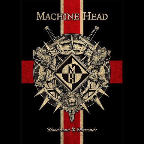 Machine Head - Bloodstone & Diamonds (2xLP, crystal transparent with black/gold/red vinyl)