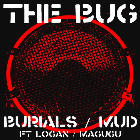The Bug - Burials/Mud (12", black inside half and half with splatter vinyl)